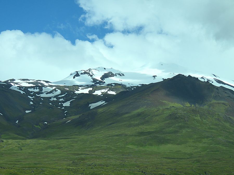 snow-capped mountain