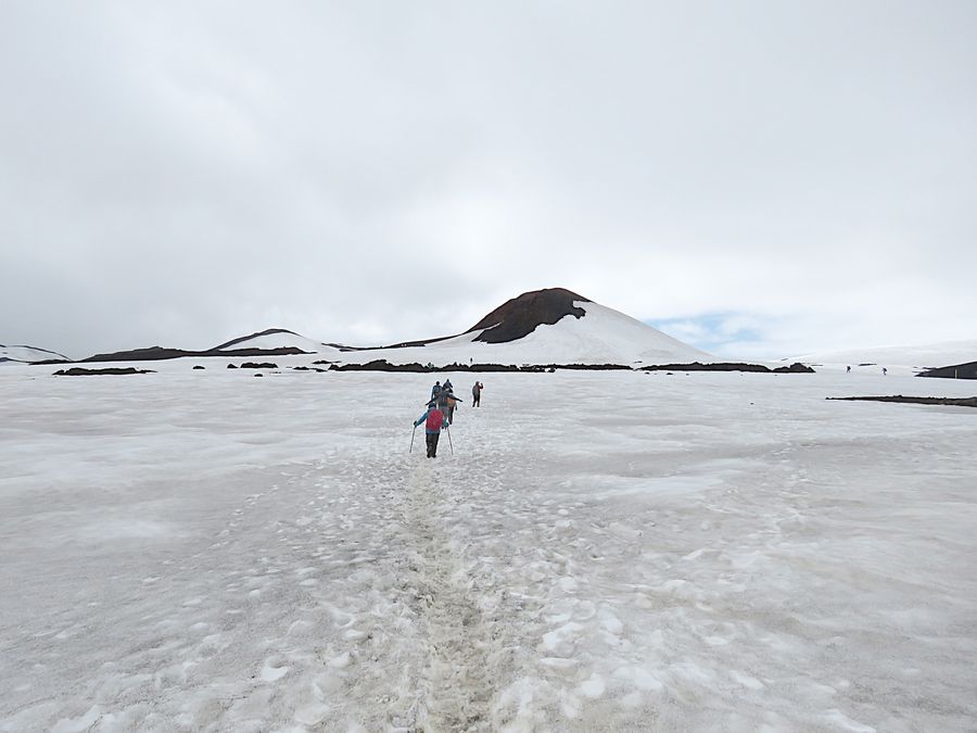 nearing crater