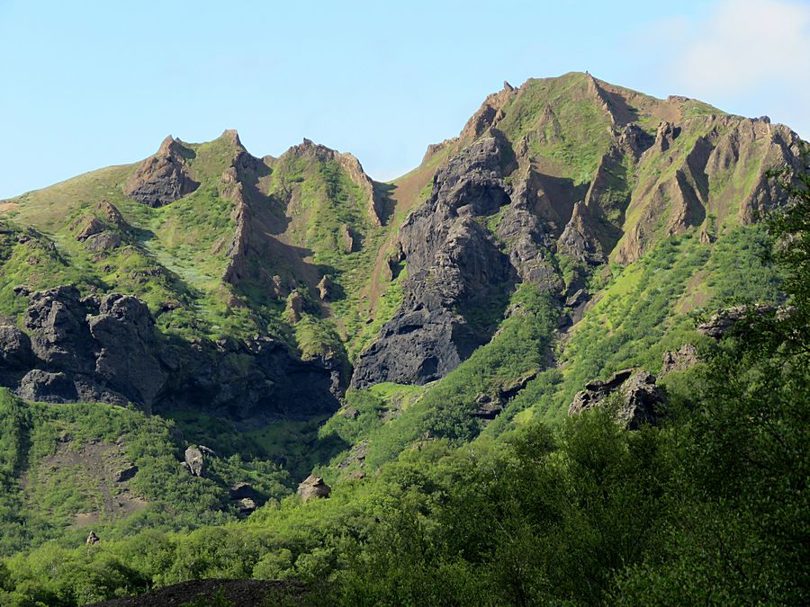 mountain closeup