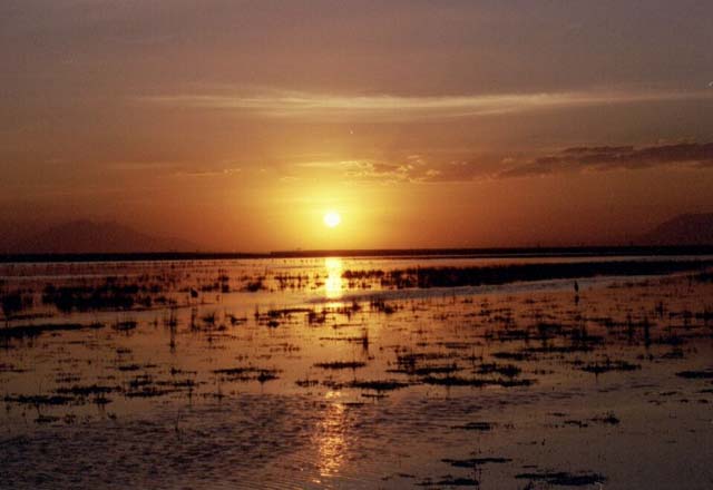 Sunset at Amboseli National Park