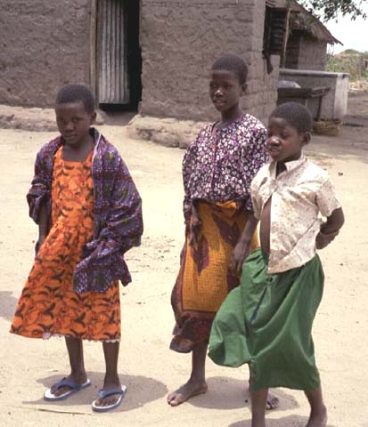 3 girls watching us