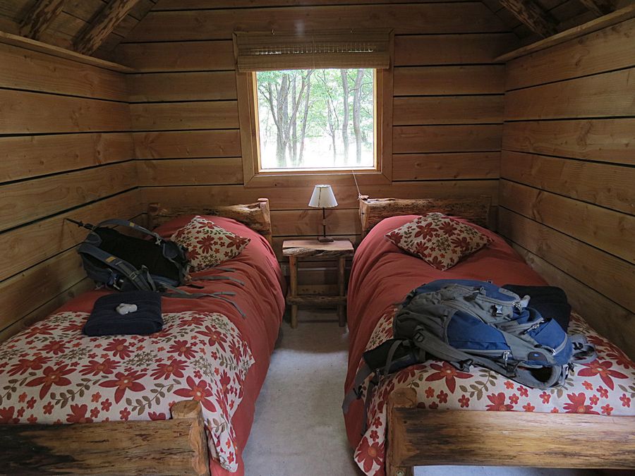 Inside the cabin