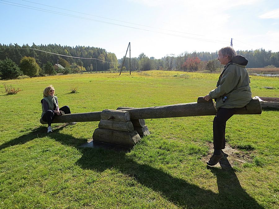 adults playing