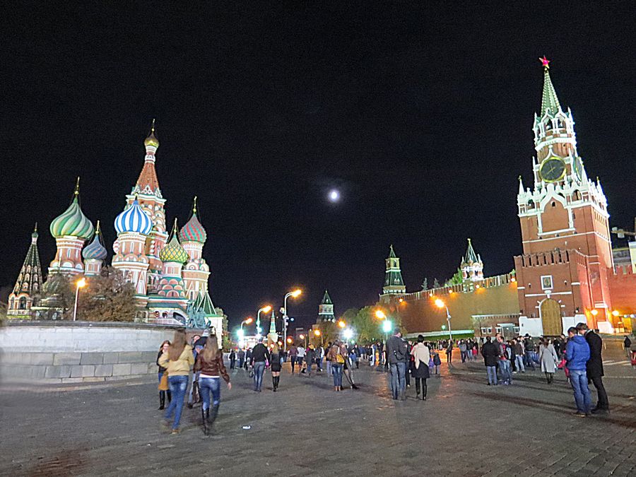 Red Square at night