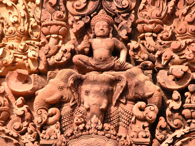 Banteay Srei carving