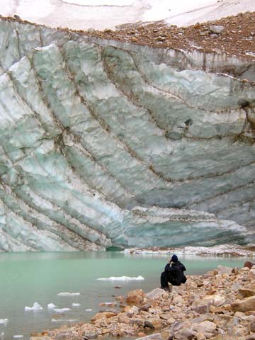 glacier closeup