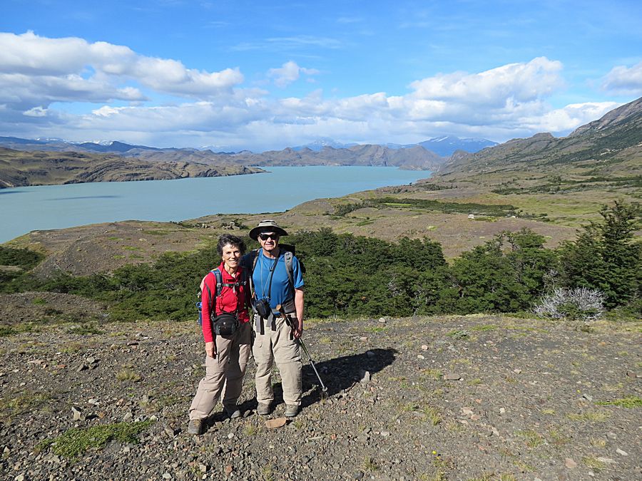 Pat & Jeff at Lago Nordenskjold