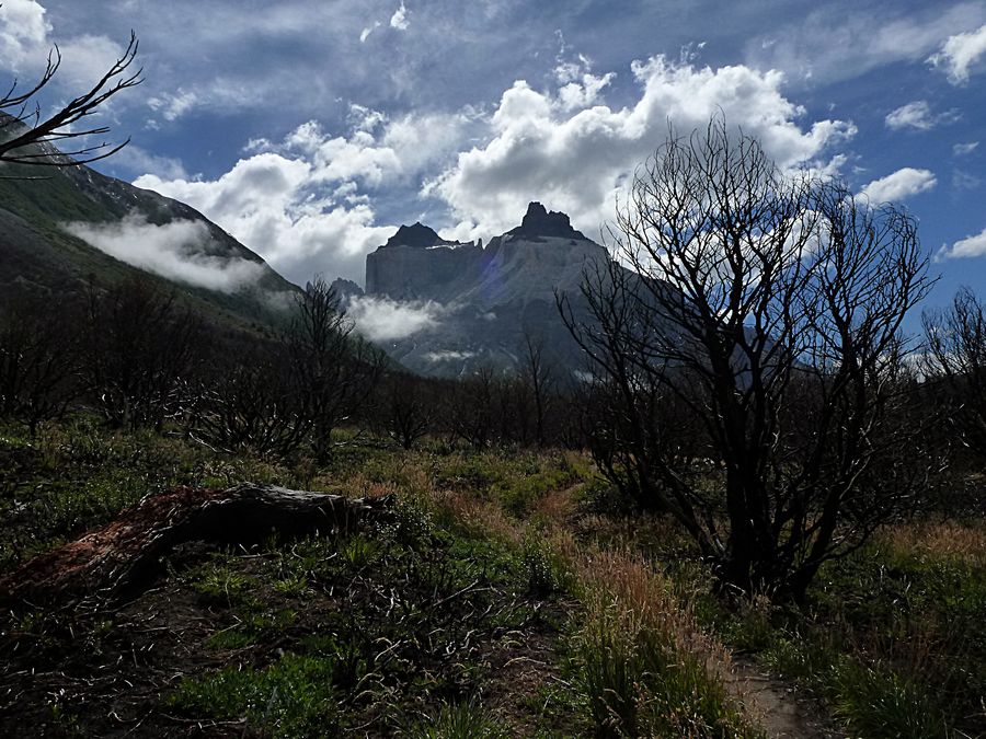 Overcast mountain view