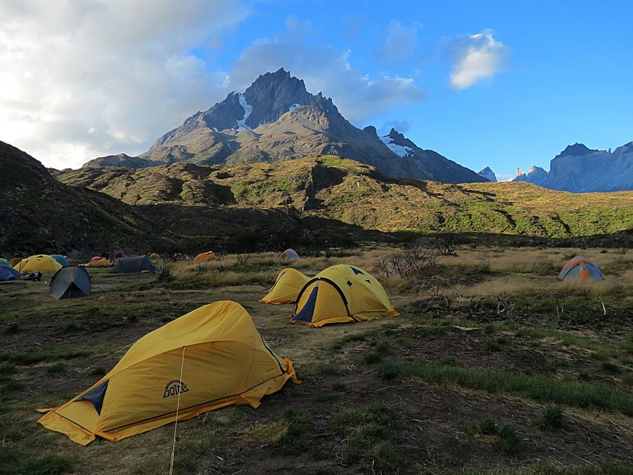 Tents at Lodge Paine Grande