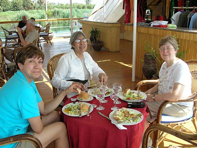 lunch on boat