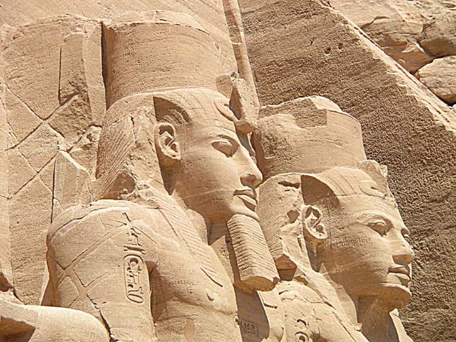 Ramses II heads