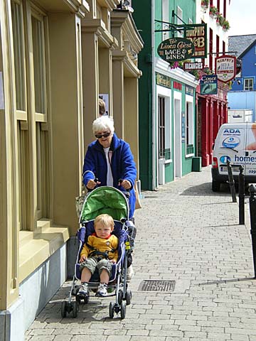 Grandmother and grandson