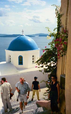 A Greek Orthodox Church in Oia