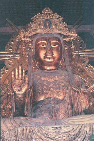 Another Buddha statue inside Todaiji Temple