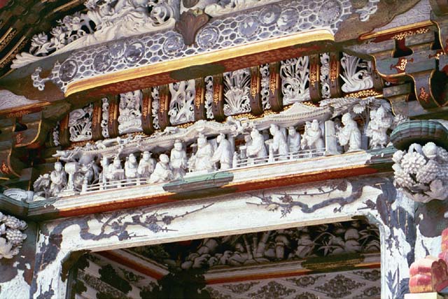 Intricate carvings on the Main Gate