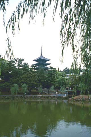 Sarusawa Pond in Nara, Japan