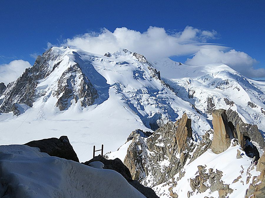 view from Aiguille du Midi