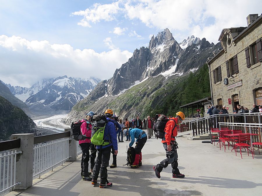 Glacier trekkers