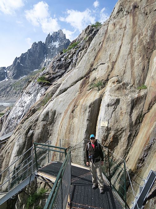 Jeff at 2000 glacier level