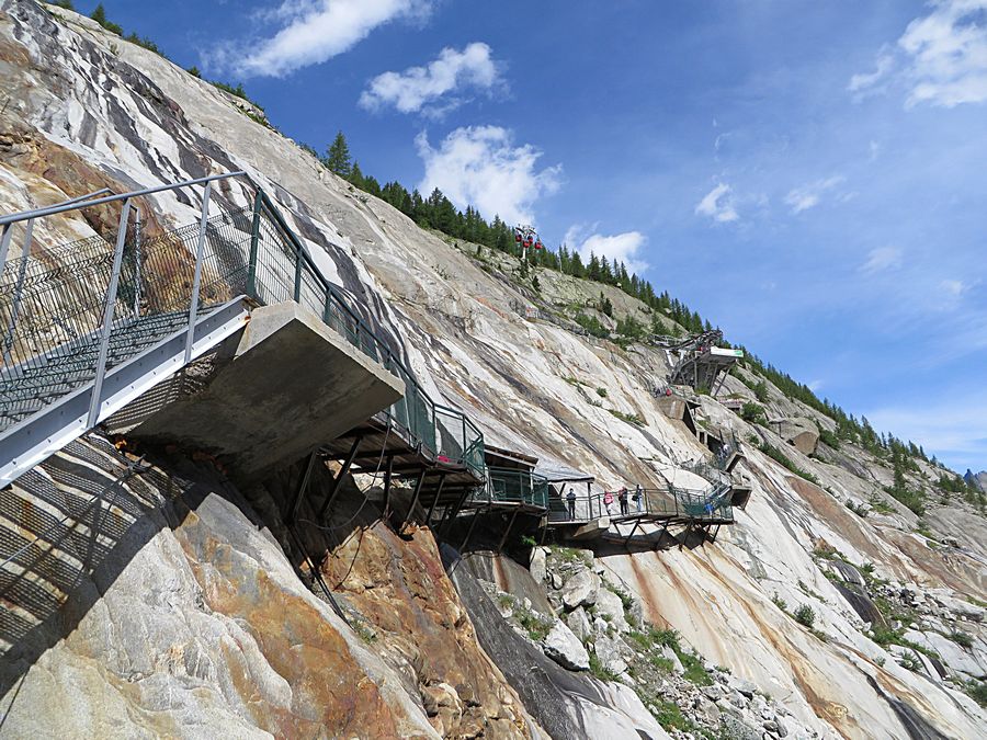 Stairway to cable car