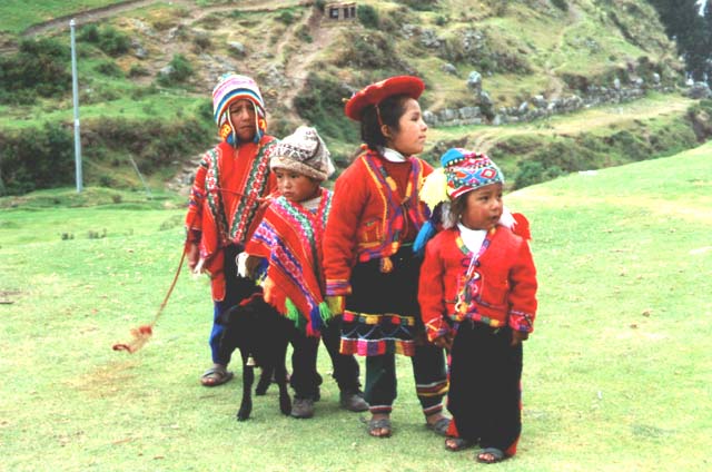 Children posing for picture