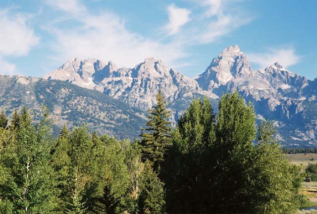 The Grand Teton & surrounding mountains