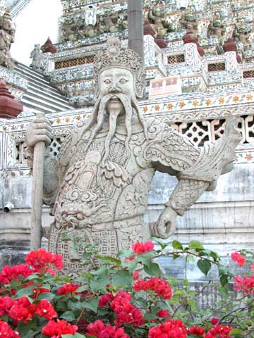 At Wat Arun Temple