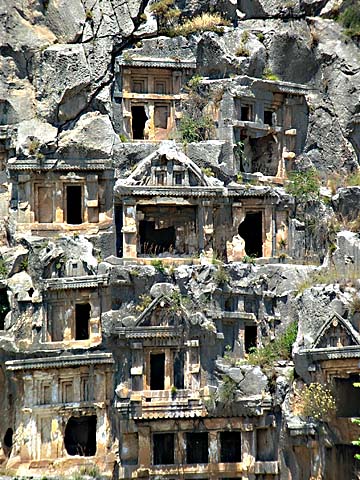 Lycian house tombs